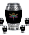 Cosmic Dragonfly Urns For Men Funeral, Ashes Memorial Urn