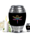 Cosmic Dragonfly Urns For Men Funeral, Ashes Memorial Urn