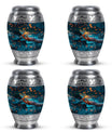 Cosmic Dragonfly Cremains Containers Funeral, Ashes Urn For Ashes
