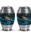 Cosmic Dragonfly Cremains Containers Funeral, Ashes Urn For Ashes