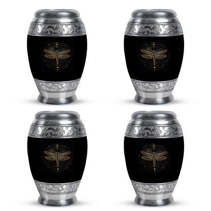 Personalized Dragonfly Cremation Urn for Human Ashes - 10-inch, 200 cu in - Yatskia