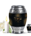 Cosmic Dragonfly Memorial Urn Funeral, Ashes Cremation Urn