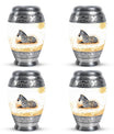 Zebra Double Urns Large Funeral, Ashes Urn For Ashes