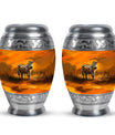 Zebra Urn For Ashes Adult Funeral, Ashes Cremation Urn