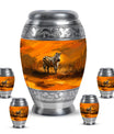 Zebra Urn For Ashes Adult Funeral, Ashes Cremation Urn