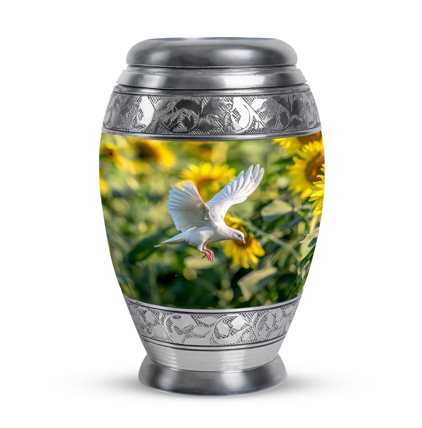 Personalized Bird Cremation Urn for Human Ashes - 10-inch, 200 cu in - Yatskia