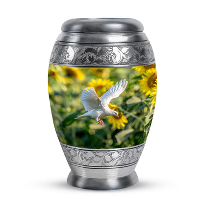 Personalized Bird Cremation Urn for Human Ashes - 10-inch, 200 cu in - Yatskia