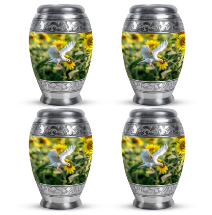 Personalized Bird Cremation Urn for Human Ashes - 10-inch, 200 cu in - Yatskia