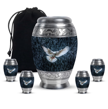 Personalized Bird Cremation Urn for Human Ashes - 10-inch, 200 cu in - Yatskia