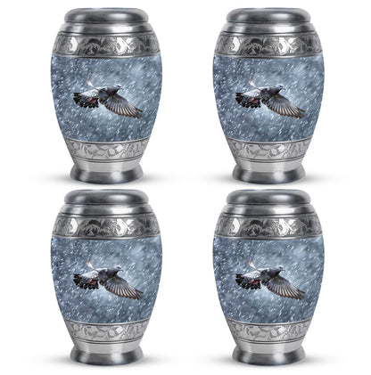 Personalized Dove Cremation Urn for Mom - 10-inch, 200 cu in - Yatskia