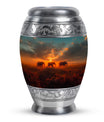 Elephant Family Unique Urns Funeral, Ashes Memorial Urn