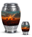 Elephant Family Unique Urns Funeral, Ashes Memorial Urn