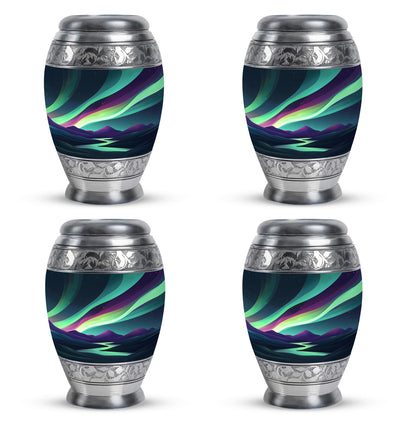 Personalized Galaxy Keepsake Urn for Human Ashes - 10-inch, 200 cu in - Yatskia