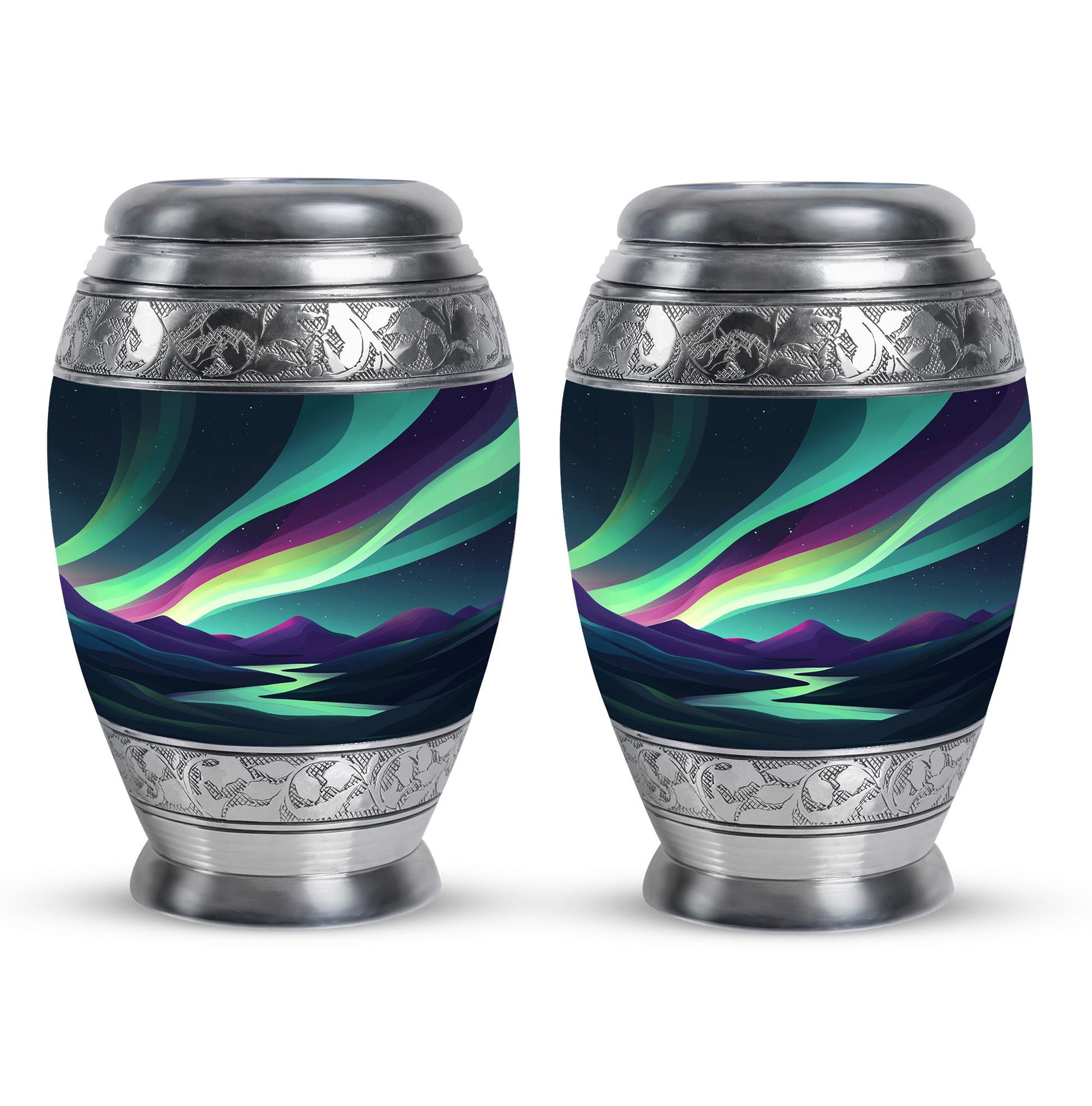 Northern Lights Mini Keepsake Funeral, Ashes Cremation Urn