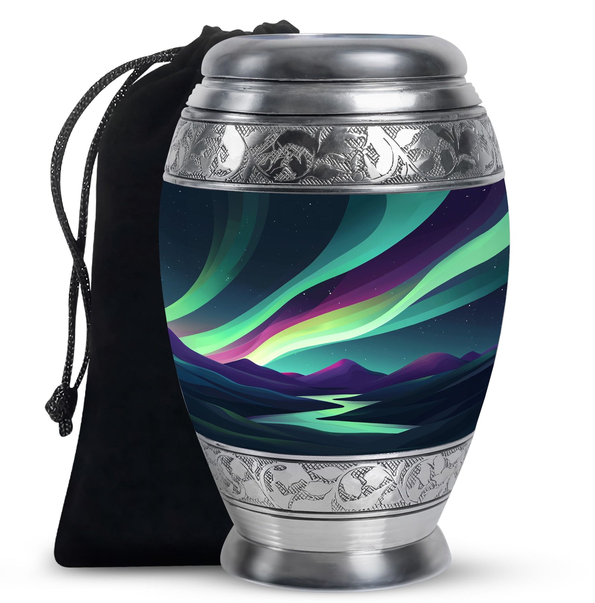 Northern Lights Mini Keepsake Funeral, Ashes Cremation Urn
