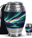 Northern Lights Mini Keepsake Funeral, Ashes Cremation Urn