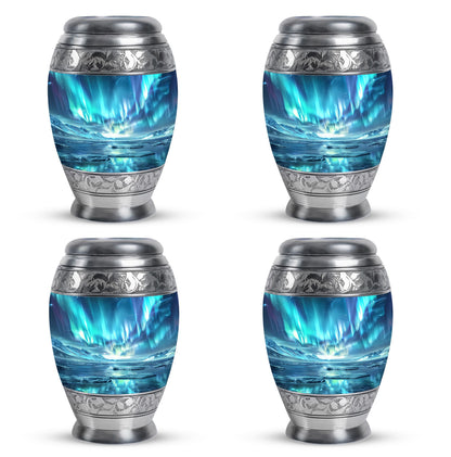 Personalized Galaxy Memorial Urn for Human Ashes - 10-inch, 200 cu in - Yatskia