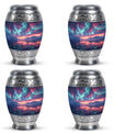 Northern Lights Small Urn For Human Ashes Funeral, Ashes Urn For Ashes