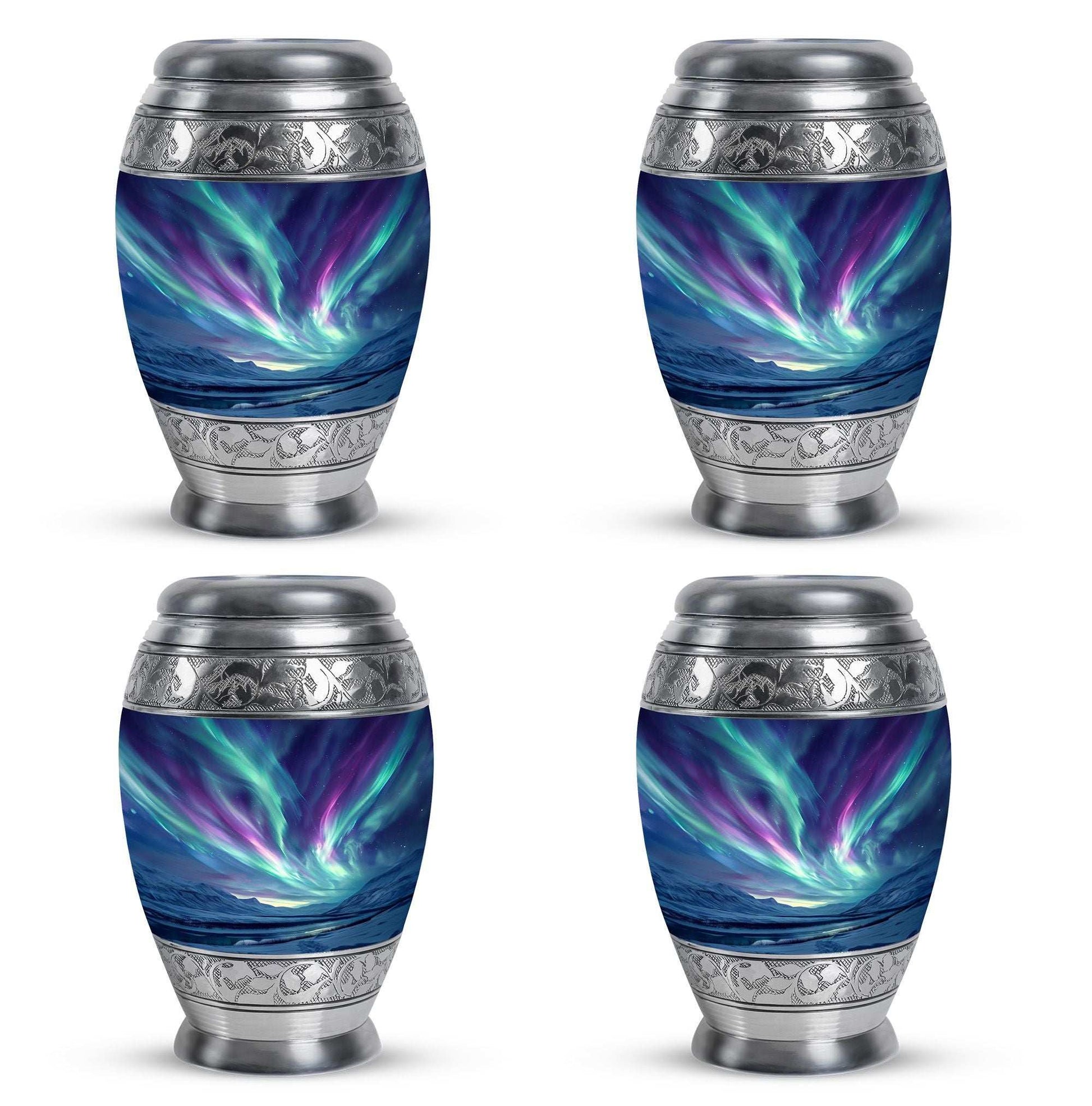 Northern Lights Funeral Urns For Ashes - Cremation Urn For Human