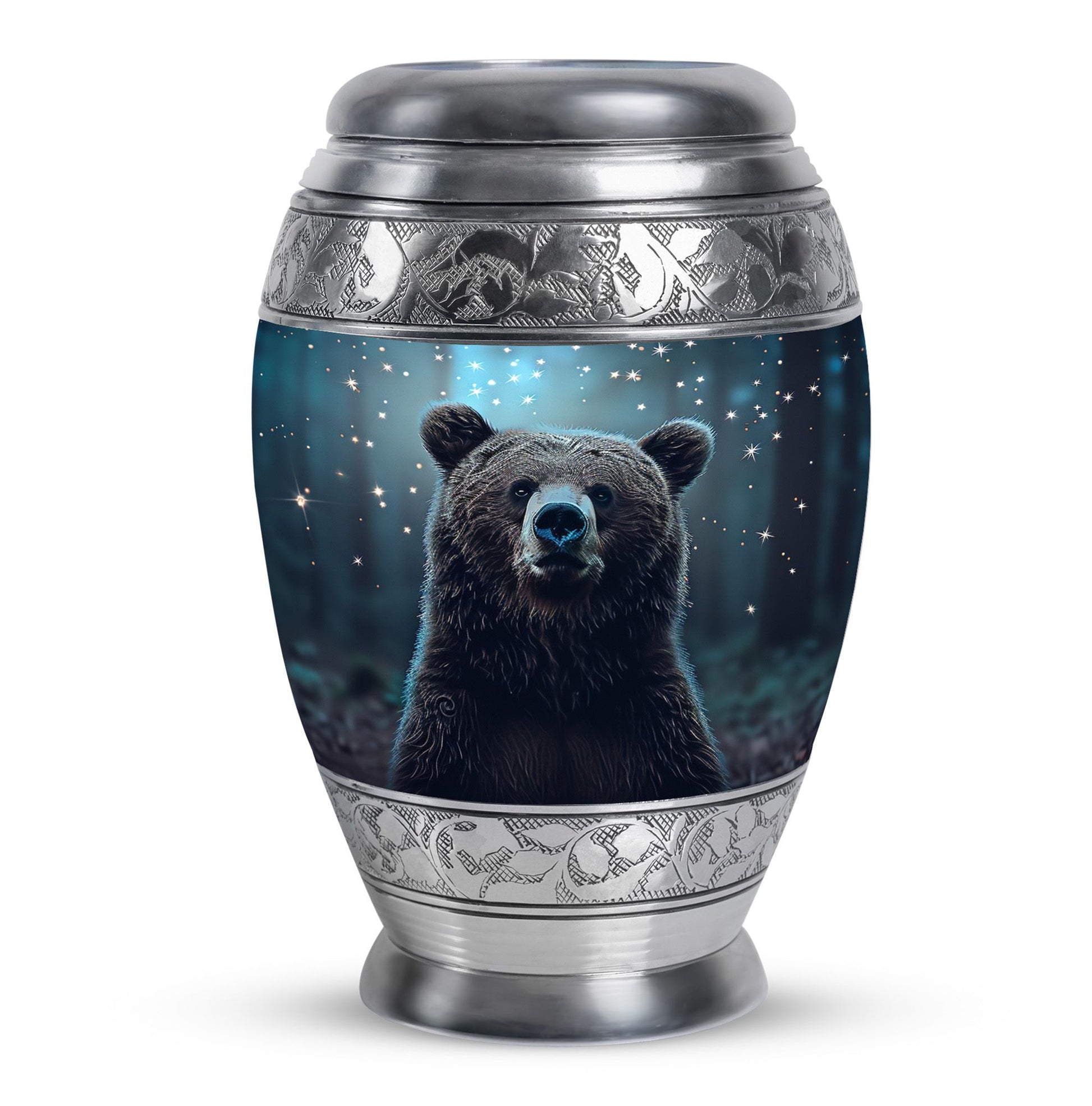 Bear Mini Urn For Ashes Adult Male Funeral, Ashes Cremation Urn