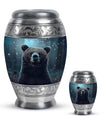 Bear Mini Urn For Ashes Adult Male Funeral, Ashes Cremation Urn