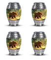 Bear Cremation Urns For Burial Funeral, Ashes Memorial Urn