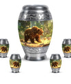 Bear Cremation Urns For Burial Funeral, Ashes Memorial Urn