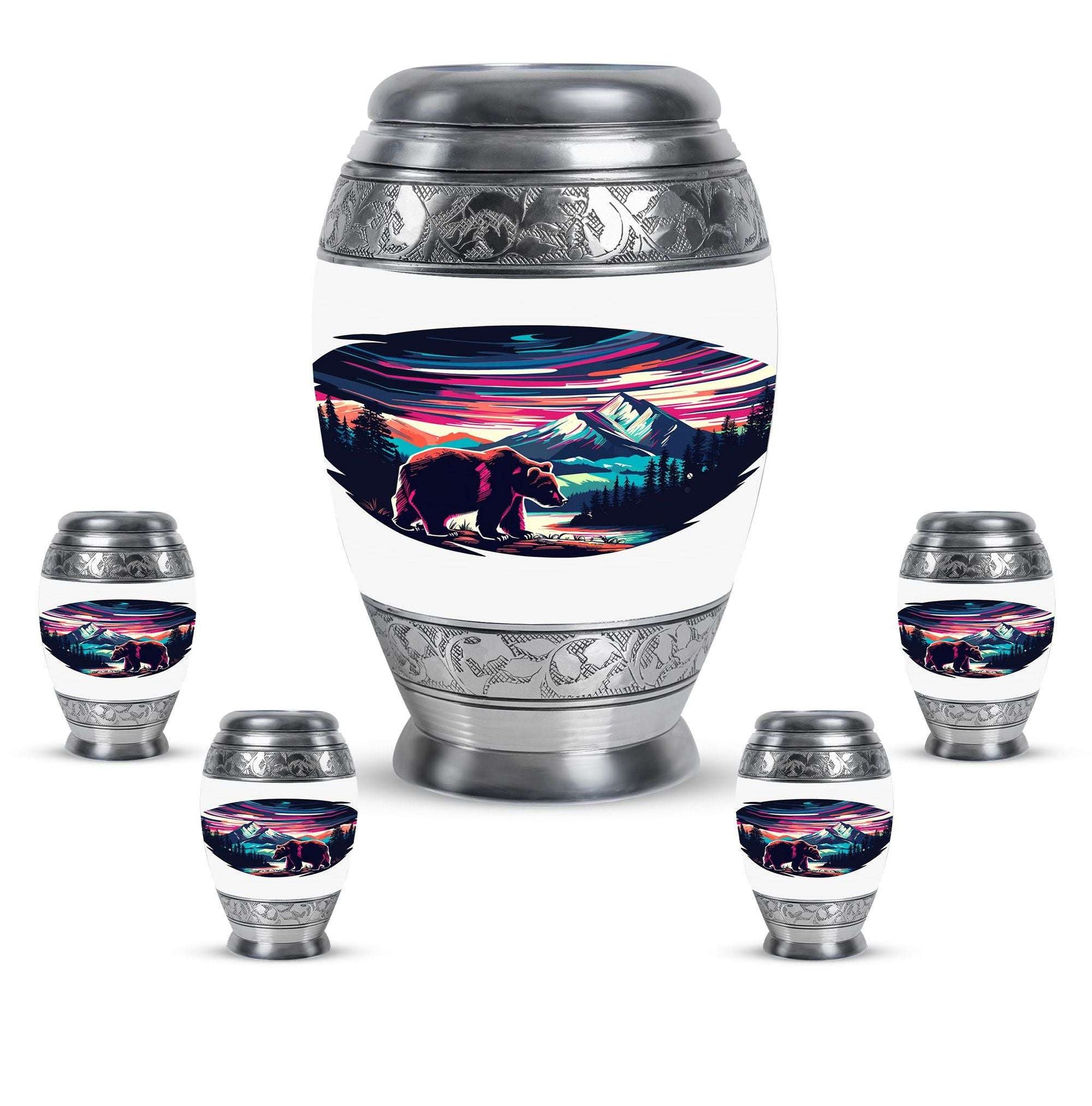 Bear Cremation Urns For Large Human Ashes - Urns For Adult Male