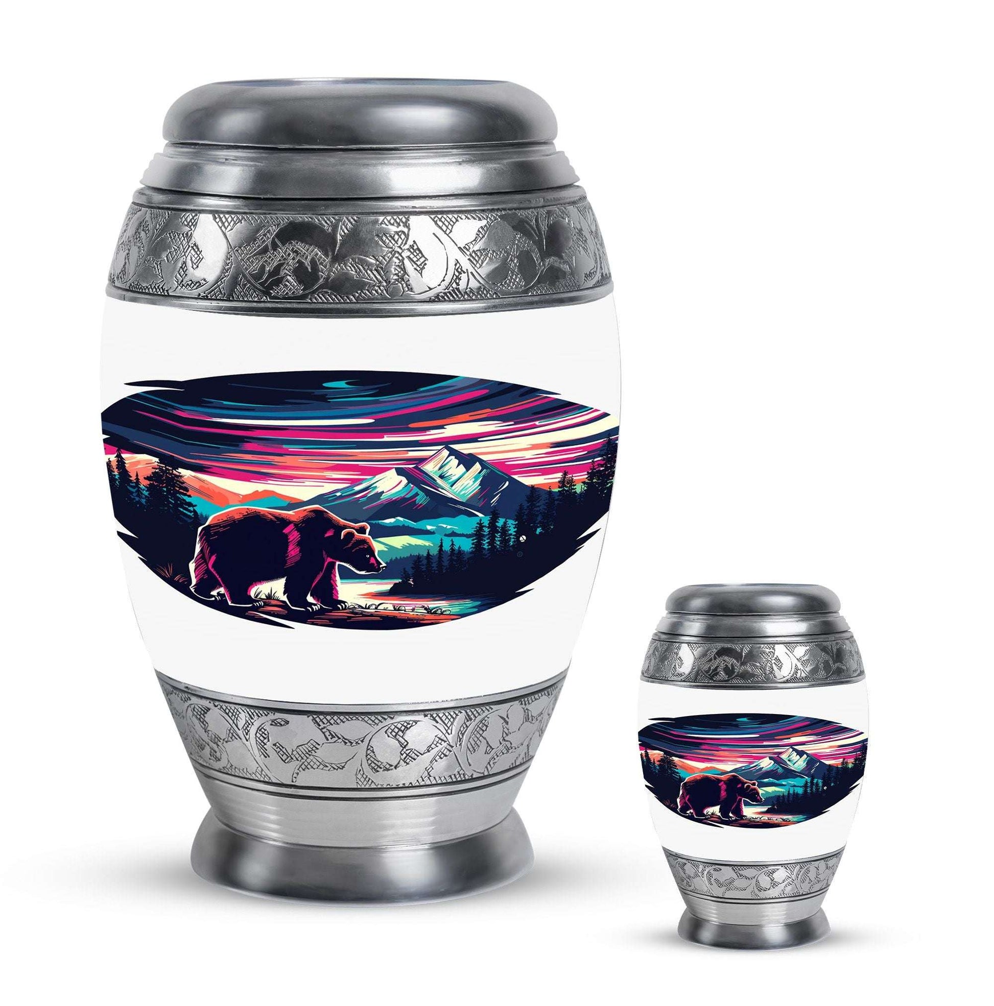 Bear Cremation Urns For Large Human Ashes - Urns For Adult Male