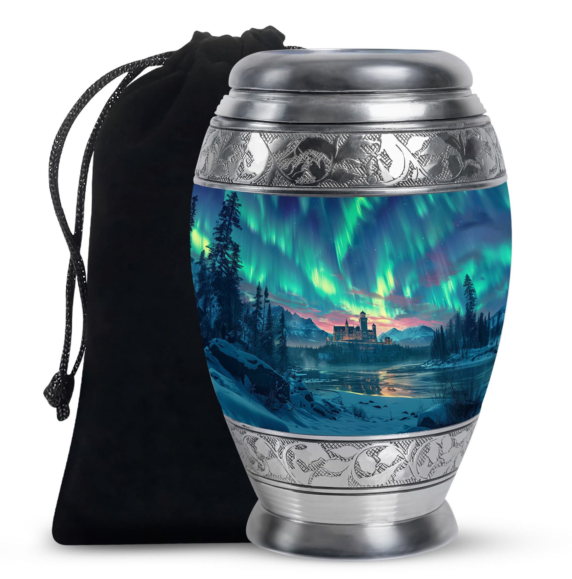 Northern Lights Custom Urns Funeral, Ashes Cremation Urn