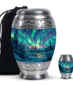 Northern Lights Custom Urns Funeral, Ashes Cremation Urn