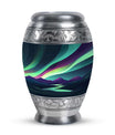 Northern Lights Funeral Urns - Large Decorative Urn For Male & Female