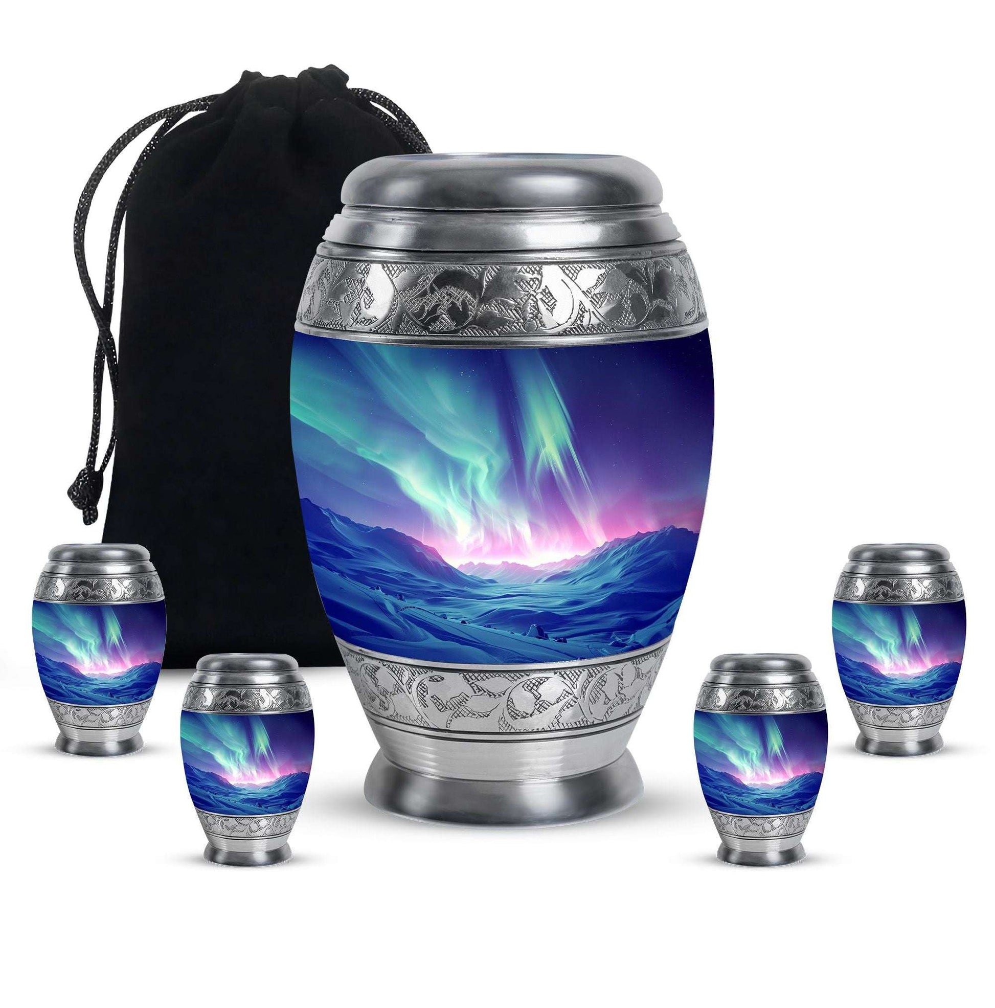 Northern Lights Cremation Urns For Ashes - Adult Urns For Men & Women