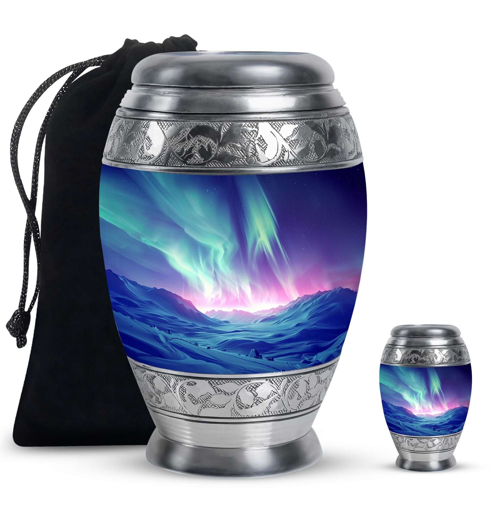 Northern Lights Cremation Urns For Ashes - Adult Urns For Men & Women