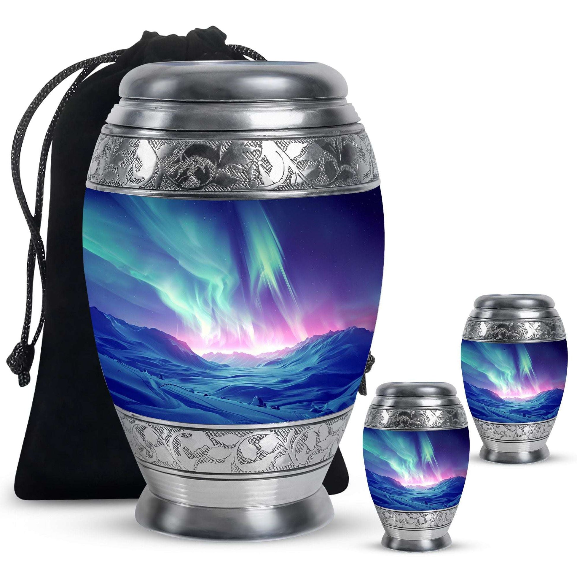 Northern Lights Cremation Urns For Ashes - Adult Urns For Men & Women
