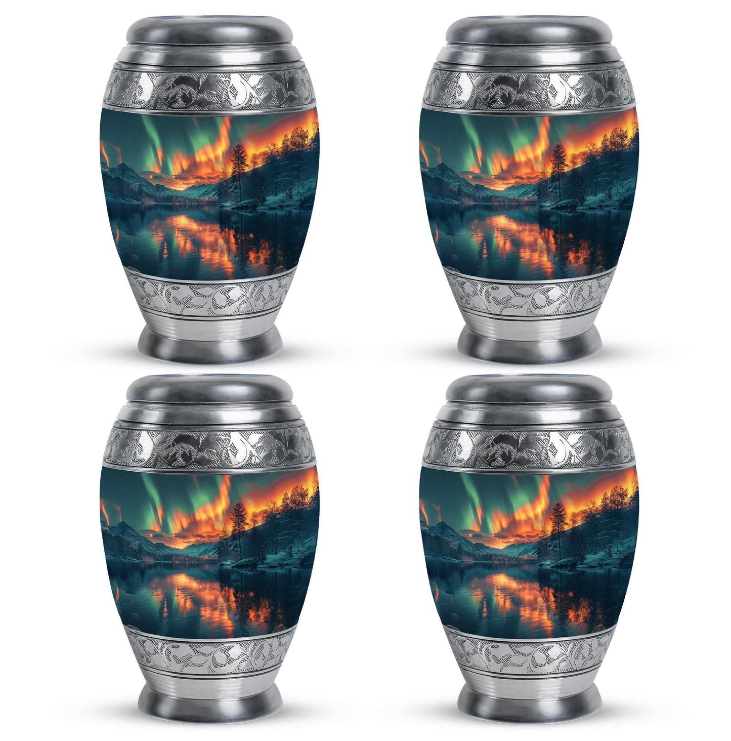 Northern Lights Cremation Keepsake Urns For Ashes - Cremation Urn Human