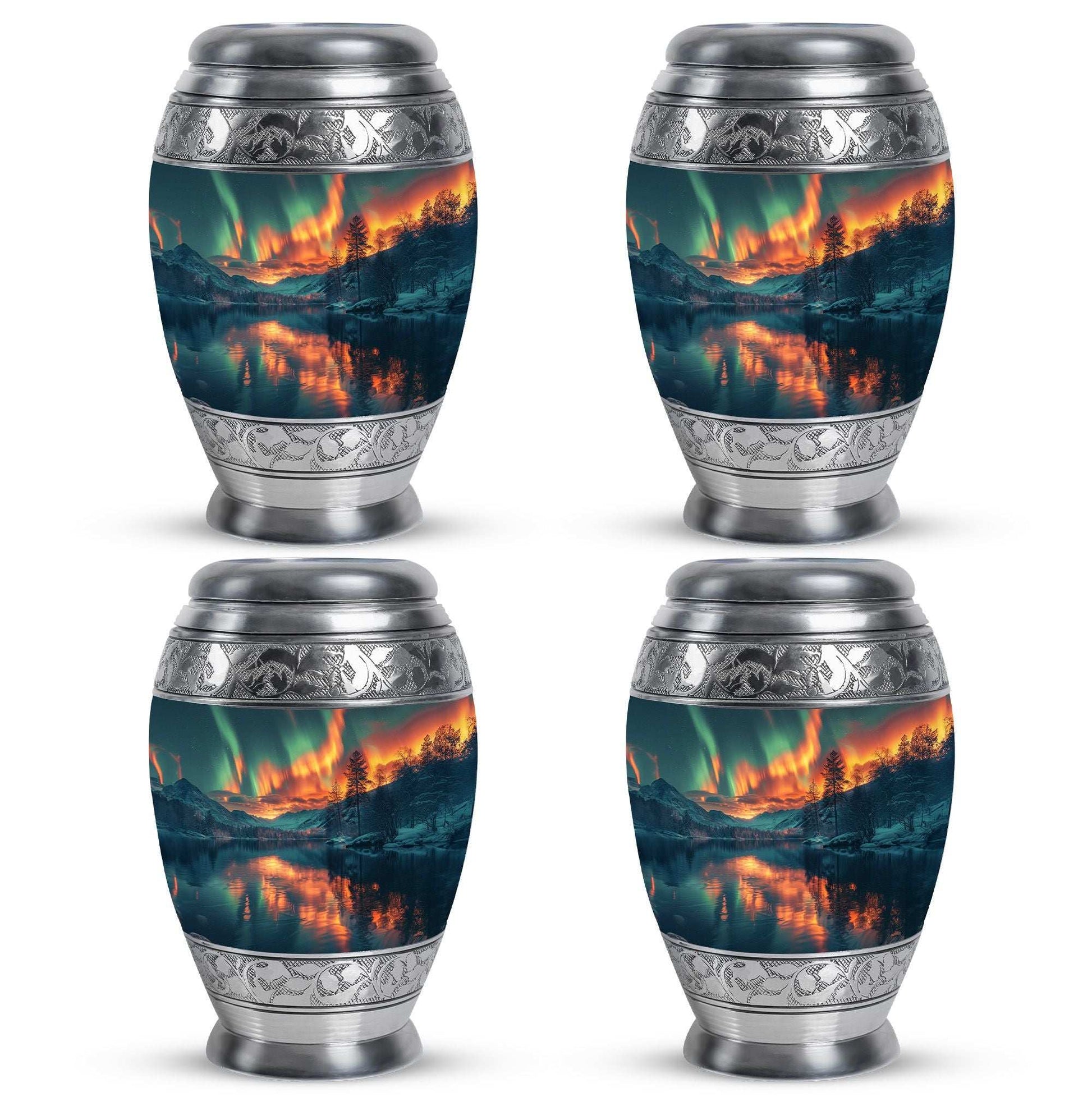 Northern Lights Cremation Keepsake Urns For Ashes - Cremation Urn Human