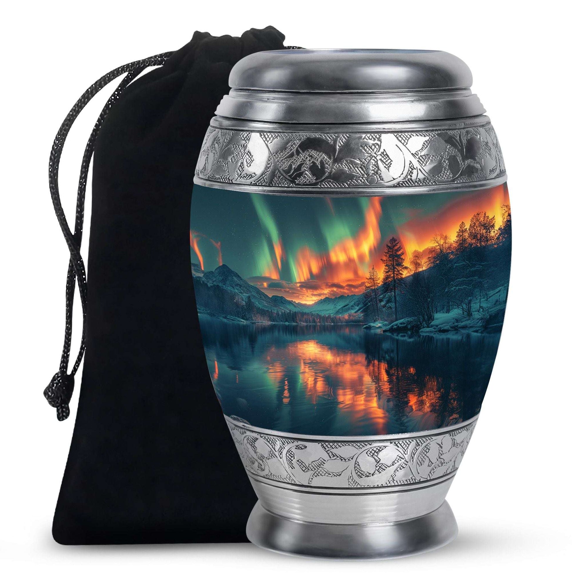 Northern Lights Cremation Keepsake Urns For Ashes - Cremation Urn Human