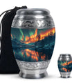 Northern Lights Cremation Keepsake Urns For Ashes - Cremation Urn Human
