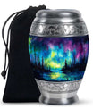 Northern Lights Cremation Urns For Human Ashes - Urn Keepsake Set