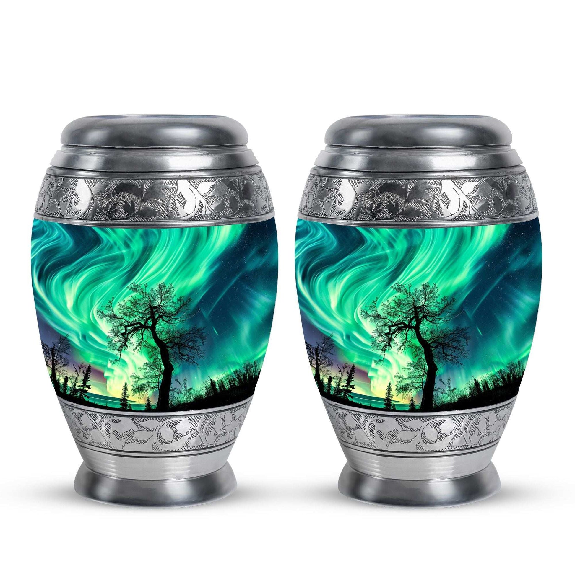 Northern Lights Cremation Urns For Human Ashes -  Human Ashes Keepsake