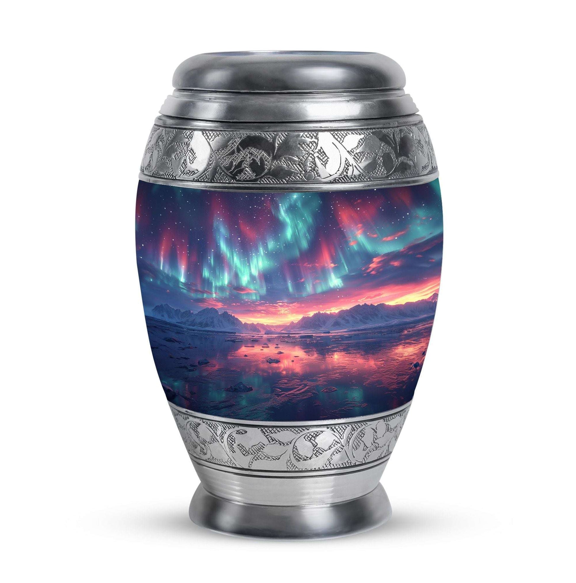 Northern Lights Funeral Urns For Adult Ashes Men and Women