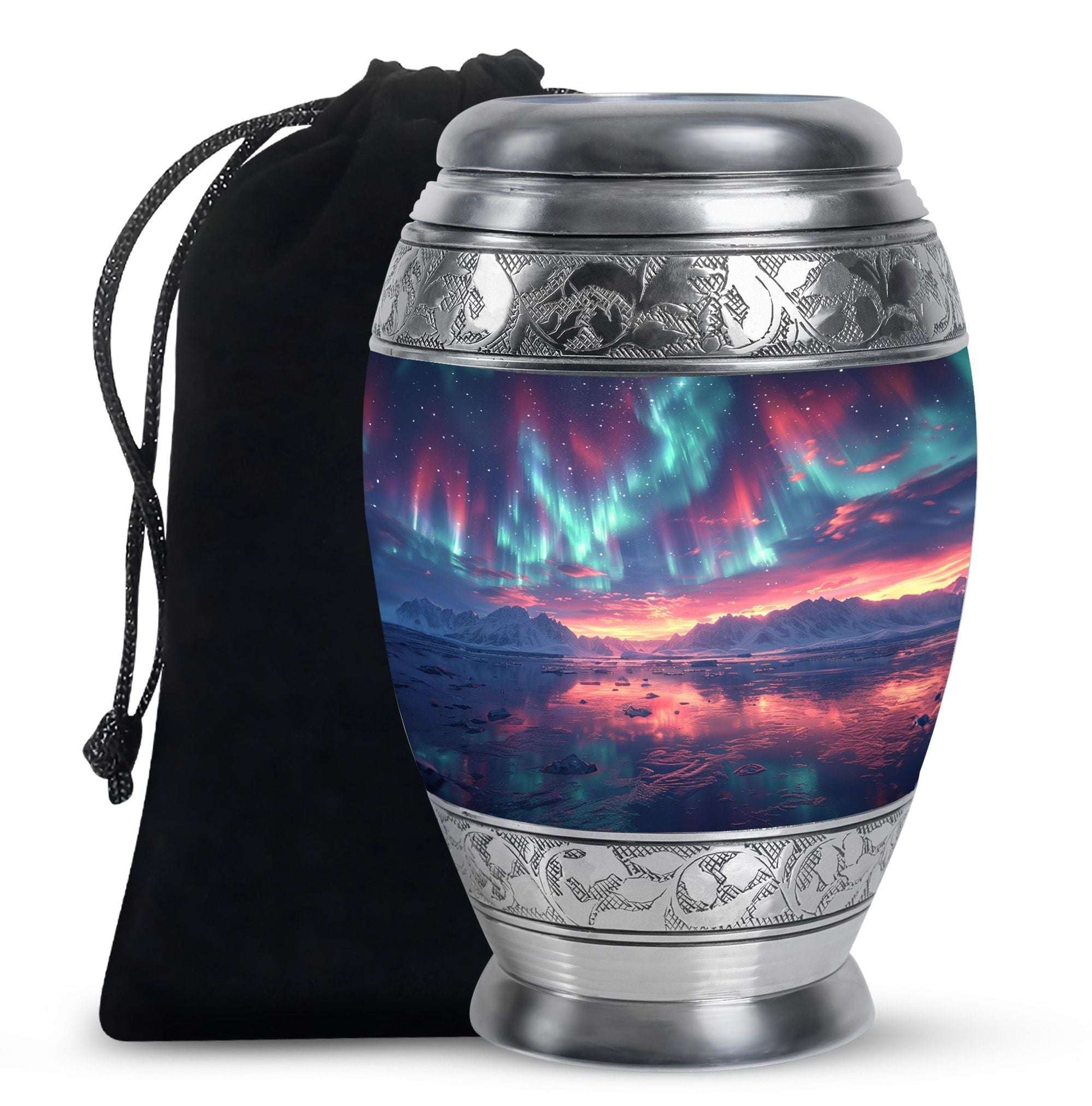 Northern Lights Funeral Urns For Adult Ashes Men and Women