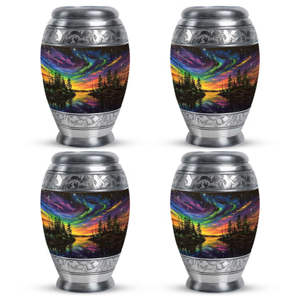 Northern Lights Urn For Human Ashes - Aurora Borealis Adult Large Urns