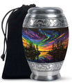 Northern Lights Urn For Human Ashes - Aurora Borealis Adult Large Urns