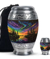 Northern Lights Urn For Human Ashes - Aurora Borealis Adult Large Urns