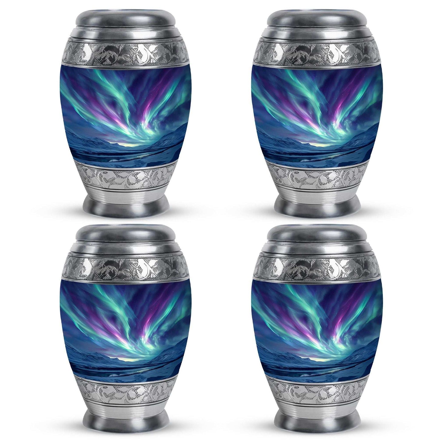 Northern Lights Urn For Ashes Adult Male Small - Funeral Urns For Ashes