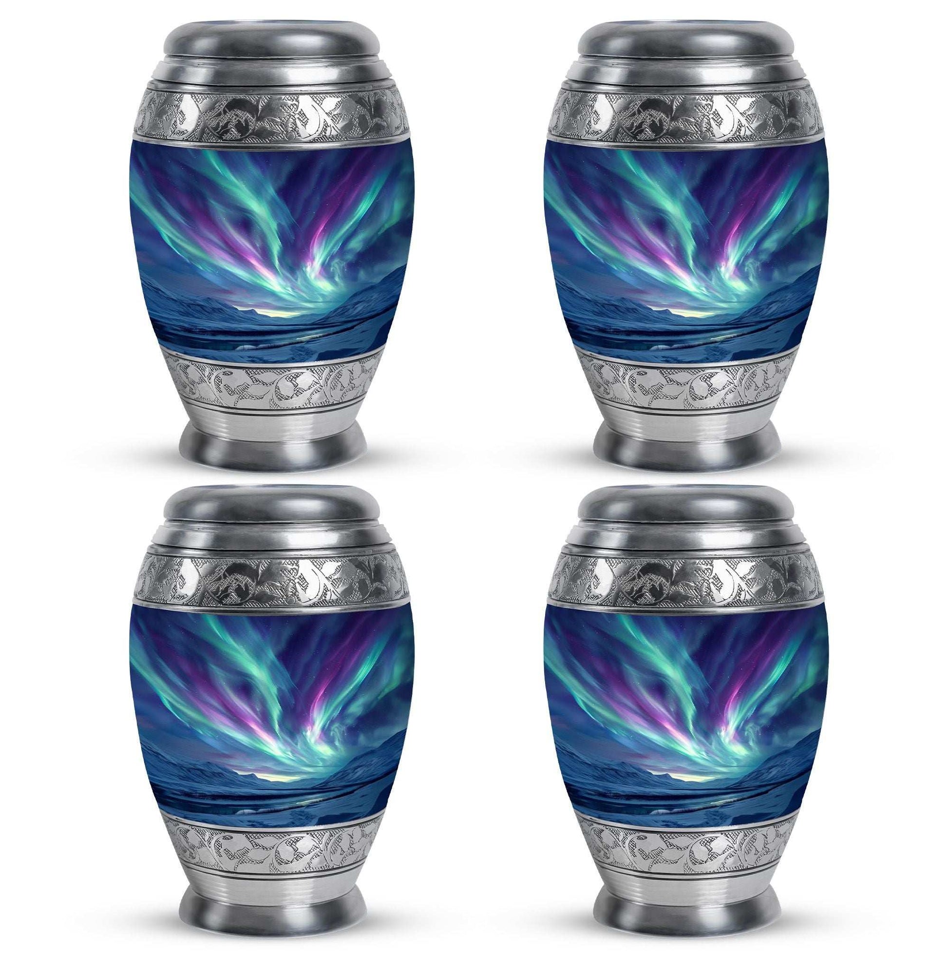 Northern Lights Urn For Ashes Adult Male Small - Funeral Urns For Ashes