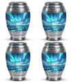 Northern Lights Mini Urns For Human Ashes Dad - Urns For Ashes Keepsake