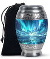 Northern Lights Mini Urns For Human Ashes Dad - Urns For Ashes Keepsake